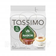 Tassimo Nabob Cappuccino Coffee Single Serve T-Discs, 8 pack, 263g 