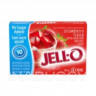 Jell-O Strawberry Jelly Powder Light, Gelatin Mix, 10.1g 