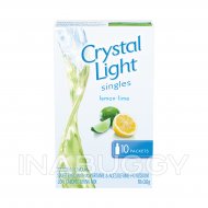 Crystal Light Singles, Lemon Lime, 36g 