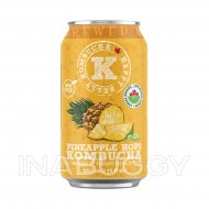 Happy Belly Kombucha Pineapple Hops Organic 355ML