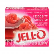 Jell-O Raspberry Jelly Powder, Gelatin Mix, 85g 
