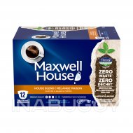 Maxwell House House Blend Coffee 100% Compostable Pods, 12 Pods 