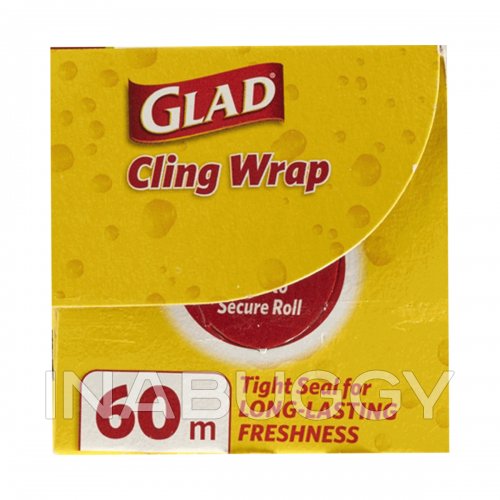 Glad® ClingWrap Plastic Wrap, 60 Metre Roll, Glad Canada