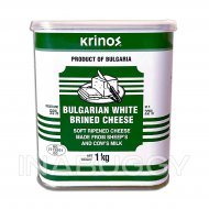 Krinos Cheese Bulgarian White Brined 22& M.F. 1KG 