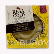 Riga Gold Sardines In Olive Oil With Lemon 120G 