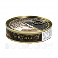 Zakuson Sprats Riga Gold Smoked In Oil 160G 1.79  
