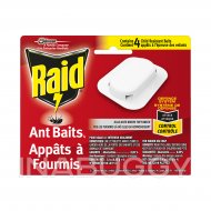 Appâts à fourmis Raid double action, paq. 4