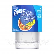 Ziploc® Brand Containers Twist N Loc® Medium Round (2PK) 946ML