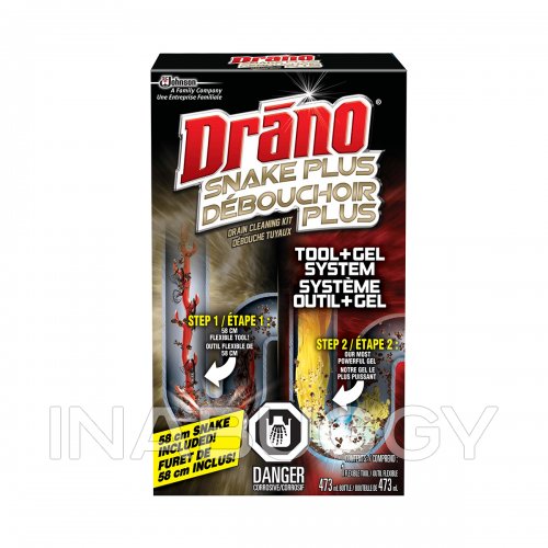 Drano Snake Plus Drain Cleaning Tool GEL Kit 1ct for sale online