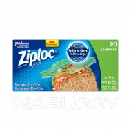 Ziploc® Brand Bags Grip'n Seal Sandwich (90PK) 1EA 