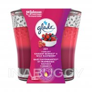 Glade® 2in1 Candle Radiant Berries™ & Wild Raspberry 1EA