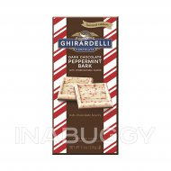 Ghirardelli Bark Dark Chocolate Peppermint 100G
