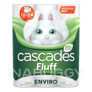 2-ply Enviro soft bathroom tissue, Fluff ~12x253 sheets
