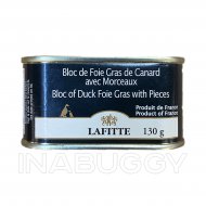 Lafitte Foie Gras Bloc Duck With Pieces 130G