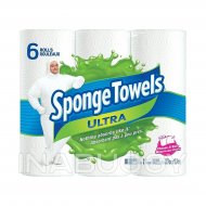 Sponge Towels Ultra Paper Towel (6PK) 1EA