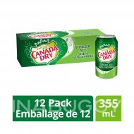 Canada Dry® Ginger Ale 355 mL Cans, 12 Pack