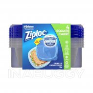 Ziploc® Brand Containers Small Square Short (4PK) 1EA 