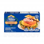 Mina Halal Chicken Breast Burgers 552G
