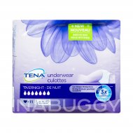 TENA Incontinence Underwear, Overnight Absorbency, Large, 11 Count 