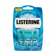 Listerine PocketPaks Breath Strips, Cool Mint, 72 Count 