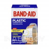 Band-Aid Comfort-Flex Plastic Adhesive Bandages, 40 Count