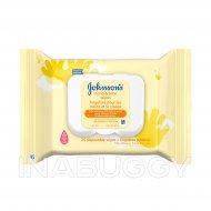 JOHNSON'S® Baby Hand & Face Wipes, 25 Count
