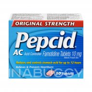Pepcid Original Strength, Acid Reducer and Antacid for Heartburn, 30 Count