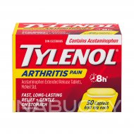 Tylenol Arthritis Pain Relief Acetaminophen 650mg Caplets, 50 Count