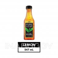 Pure Leaf Lemon Real Brewed Tea, 547 mL Bottle