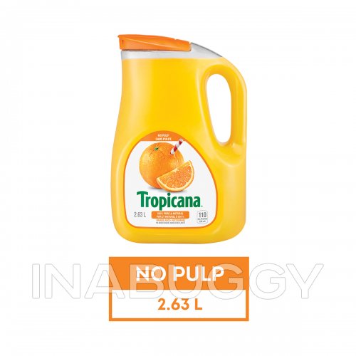 tropicana orange juice no pulp