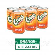 Crush Orange 6 x 222 mL mini cans