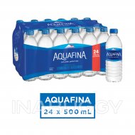 Aquafina® Purified Water, 500 mL Bottles, 24 Pack