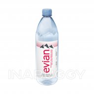 evian® natural spring water, 1L bottle