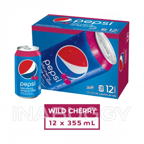 Pepsi Zero Wild Cherry, 12-Pack - 12x355.0 ml