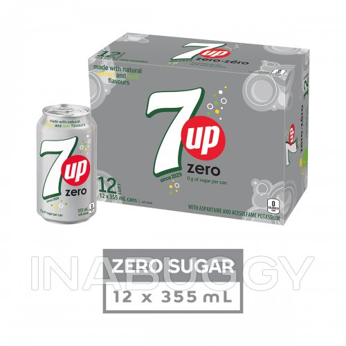 7 UP Zéro sucre boissons gazeuses - 6x710.0 ml