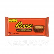 REESE PEANUT BUTTER CUPS Snack Sized Candy, (8PK) 124g