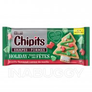 HERSHEY'S CHIPITS Holiday Shapes Baking Chip, 200g