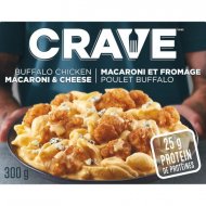 CRAVE Buffalo Chicken Mac & Cheese Frozen Meal, 300g