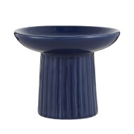 Whisker City&reg; Boho Navy Raised Cat Saucer