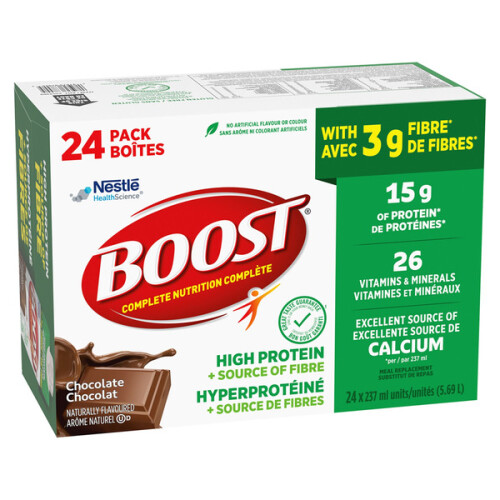 BOOST High Protein Meal Replacement Drink, 24 x 237 ml Costco