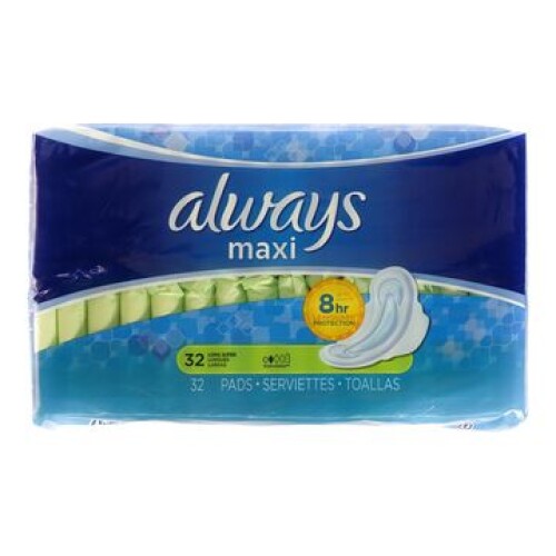 Long Maxi Sanitary Napkins with Wings