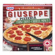 Frozen Pepperoni Thin Crust Pizza, Giuseppe 480 g