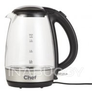 MASTER Chef Electric Glass Kettle, 1.7-L