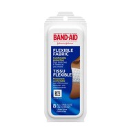 BAND-AID Flexible Fabric Bandages Travel Pack 8 Count