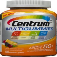 MultiGummies Multivitamin Supplement, Cherry, Berry and Orange Adult 50+ 130 Gum