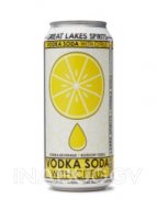 Great Lakes Spirits Vodka Soda With Citrus, 473 mL can