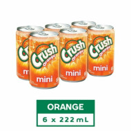 Crush Orange Soda Mini Cans, 6 x 222 ml