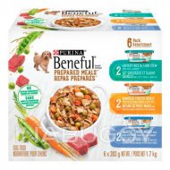 Purina Beneful Variety Prepared Meals Wet Dog Food, 6-pk