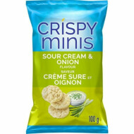 Quaker Rice Chips Sour Cream & Onion  Crispy Minis ~100 g