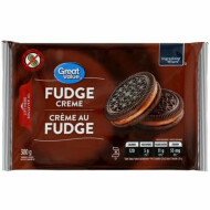 Great Value Fudge Creme Cookie Sandwich 1Ea